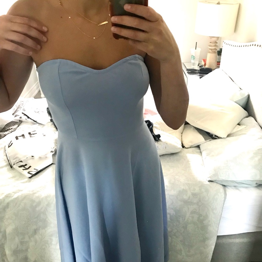 Shein Blue Flowy Summer Dress